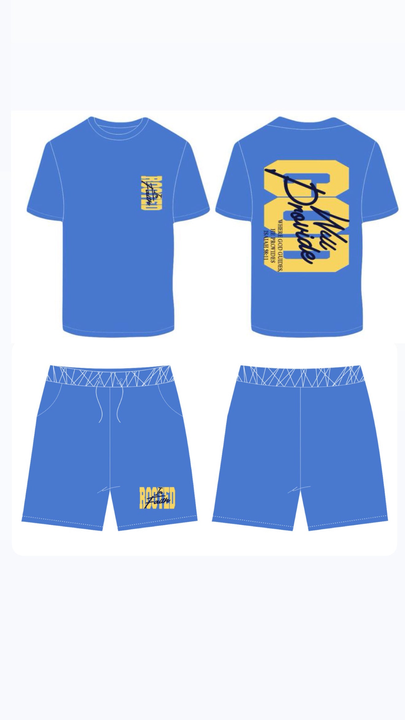 God Will Provide Youth Short Set